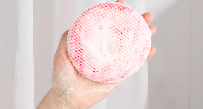 silicone body scrubber african net sponge authentic exfoliating deep cleansing body exfoliator