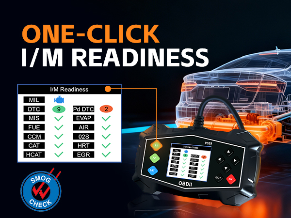 one click I/M READINESS