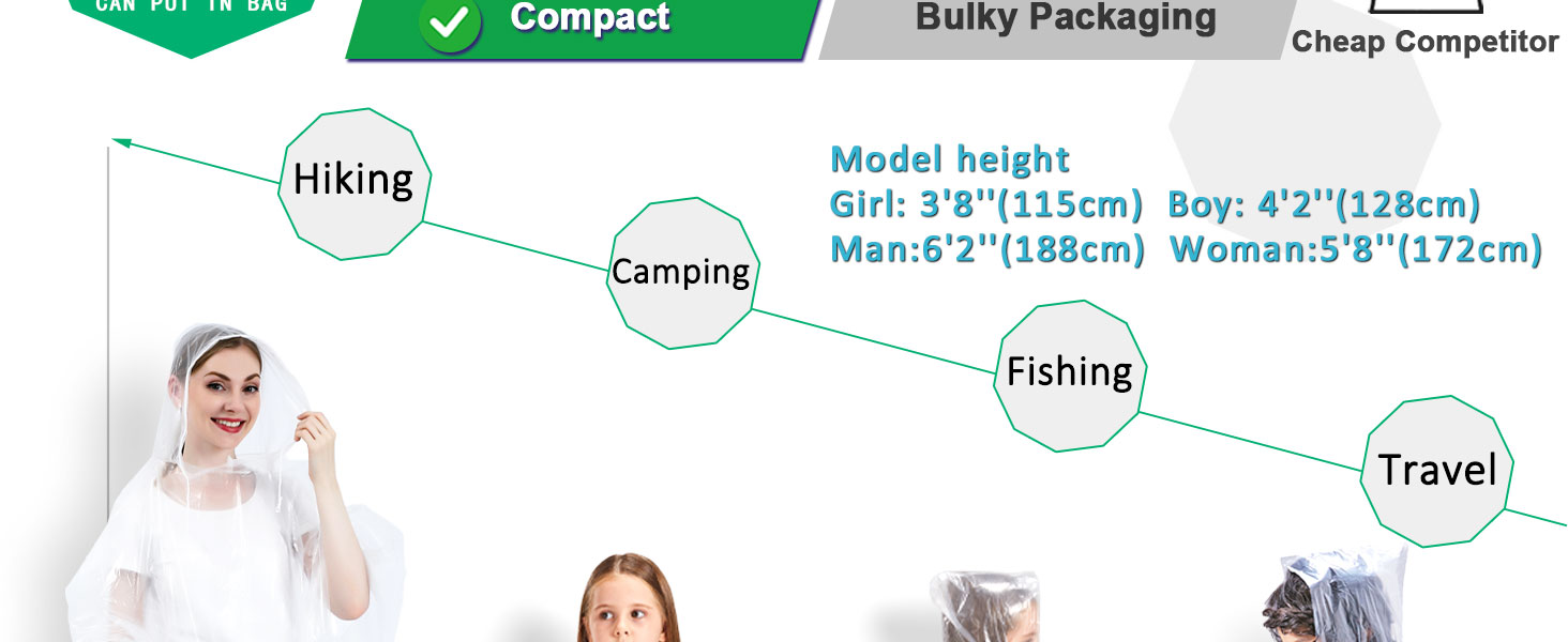 poncho easy to carry