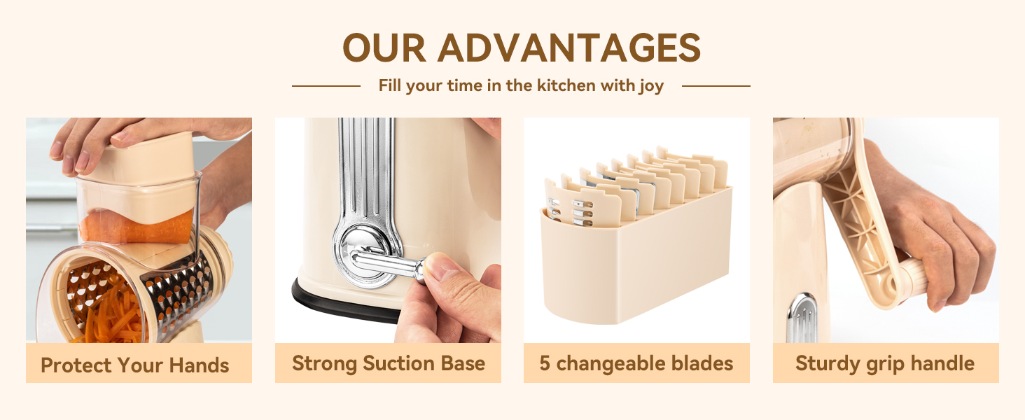 cheese grater hand crank