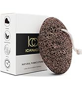 ICANdOIT Natural Brown Earth Lava Pumice Stone, Pedicure Exfoliation Tool,Callus Remover for Feet...