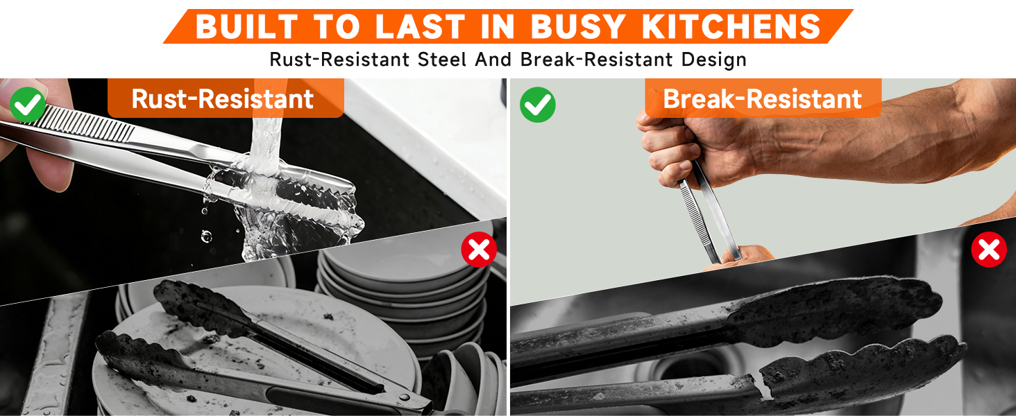 Rust-Resistant & Break-Resistant