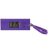 WLSuDHoncc Purple Mini Digital Keychain Watches Portable Keychain Pocket Watch Backpack Clip for ...