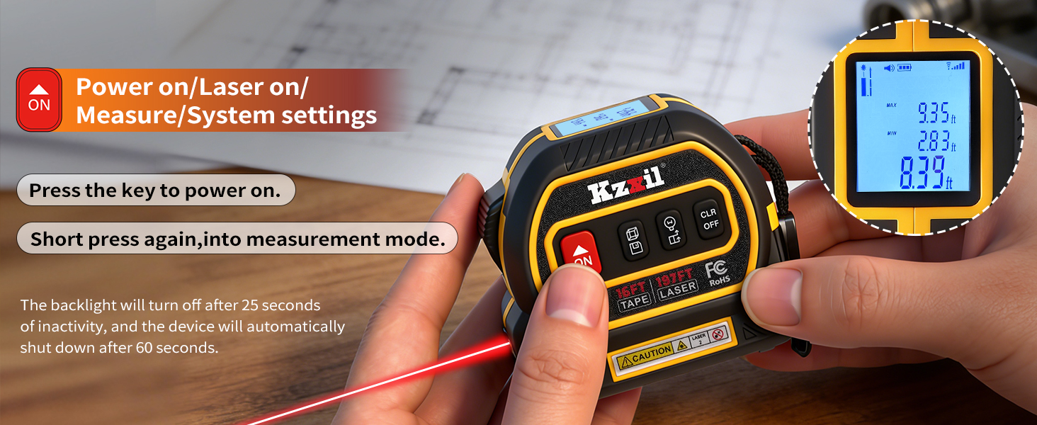 dual laser measuring tool