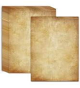 Stationery Writing Paper, 60 Sheets, 8.5" x 11", Vintage Thicker Double Sided Printing Paper, Ant...