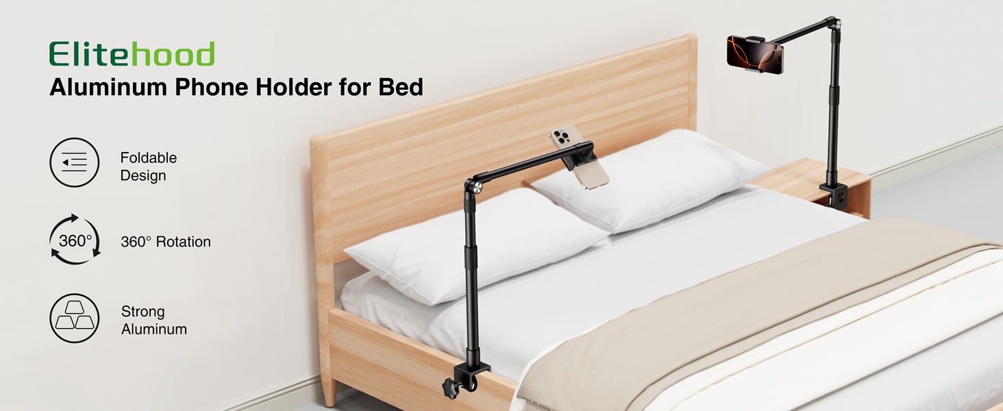 PHONE HOLDER FOR BED