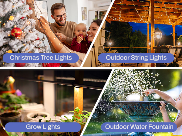 outside timers for lights waterproof