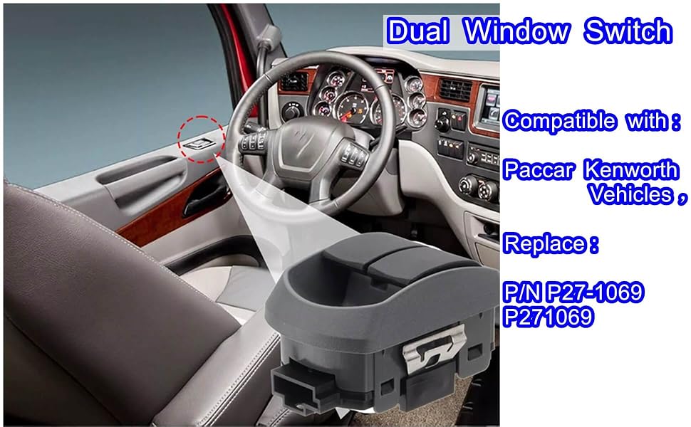 Electric Window Lifter Switches Replace P/N P27-1069