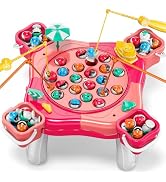WATUDOU Magnetic Fishing Game for Kids Toddlers 3-5, 70 pcs Fishing Toys for Kids Toddlers 3-5, T...