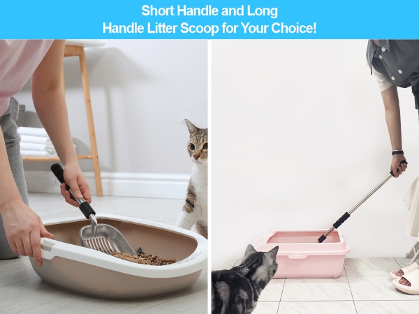 Short Handle and Long Handle Litter Scoop for Your Choice!