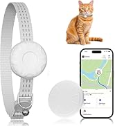 ZFSJTAG Cat GPS Tracker, Cat Tracker Compatible with Apple Find My App (Only iOS), No Monthly Fee...