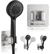 Mistriddle Shower Head Holder, Adjustable 360° Swivel, Anti-Scratch TPU | For Bathroom, RV, Campe...