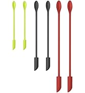 Makeup Spatula 6Pcs, Silicone Spatula Set Mini Small Spatula for food Bottle Beauty Spatula Tiny ...
