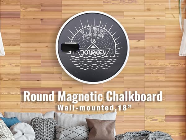 18 inch Round magnetic chalkboard