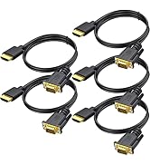 HDMI to VGA Cable 5-Pack, 3.3ft Computer HDMI to VGA Monitor Cable Adapter Male to MaleCord for C...