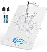 KOIOS Kitchen Scale, 33lb/15kg Digital Food Scales Weight in Grams and Ounces for Cooking Baking,...