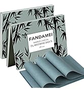 FANDAMEI 200 Counts Oil Blotting Sheets, Blotting Paper for Oily Skin, Oil Control Film, Oil Abso...