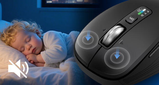 Reduce noise and click silently.
