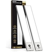 EZVALO 10inch Under Cabinet Lighting, LED Motion Sensor Light Indoor, 2400mAh USB Rechargeable Cl...