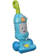 Fisher-Price Toddler Toy Laugh & Learn Light-Up Learning Vacuum Musical Push Along for Pretend Pl...