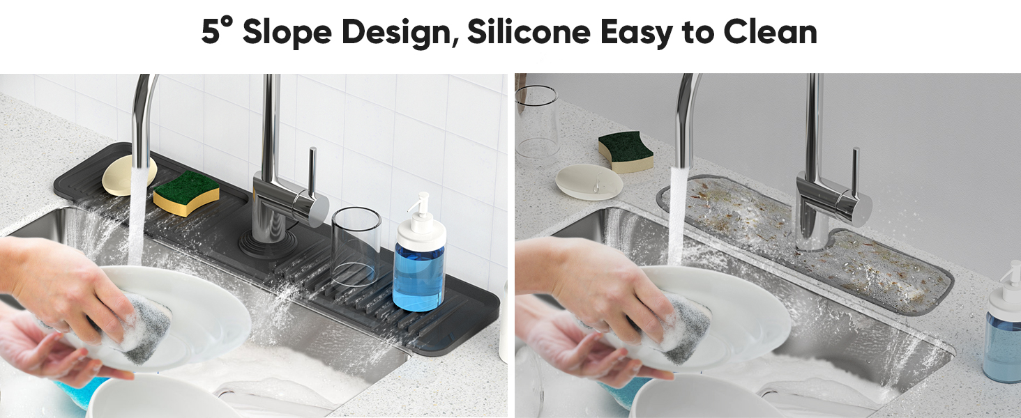 splash guard for kitchen sink area