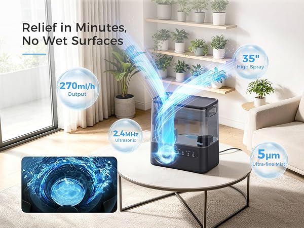 Humidifers for large room