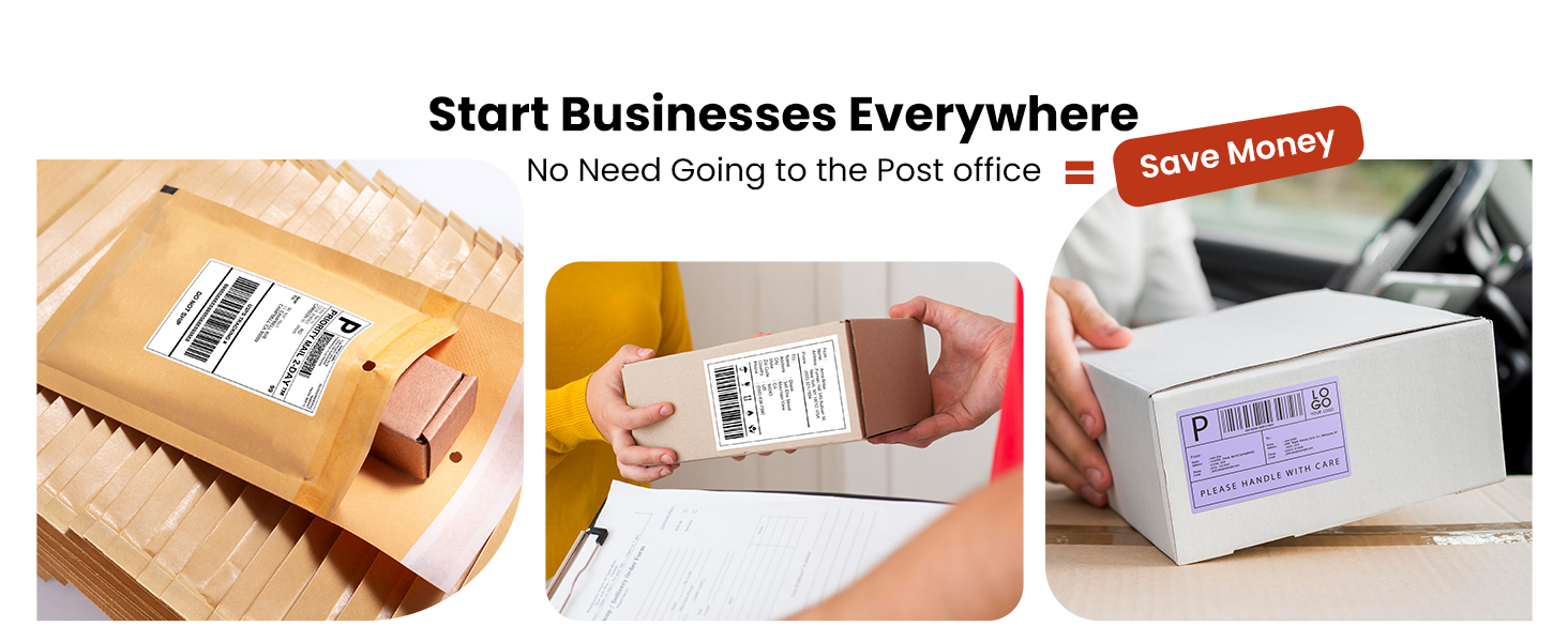 Shipping label stickers Strong Permanent Adhesive to Almost any Box or Mailer