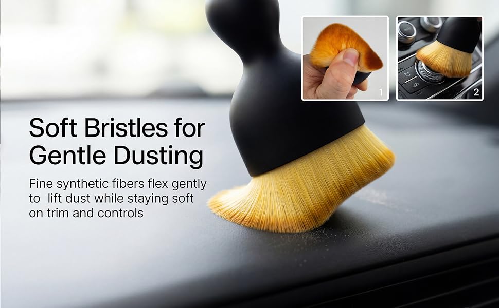 Soft Bristles for Gentle Dusting