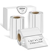 ORGSTA 3Rolls Thermal Labels for T003 Label Maker, 1.57'' x 1.18"(40X 30mm) Thermal Sticker Label...