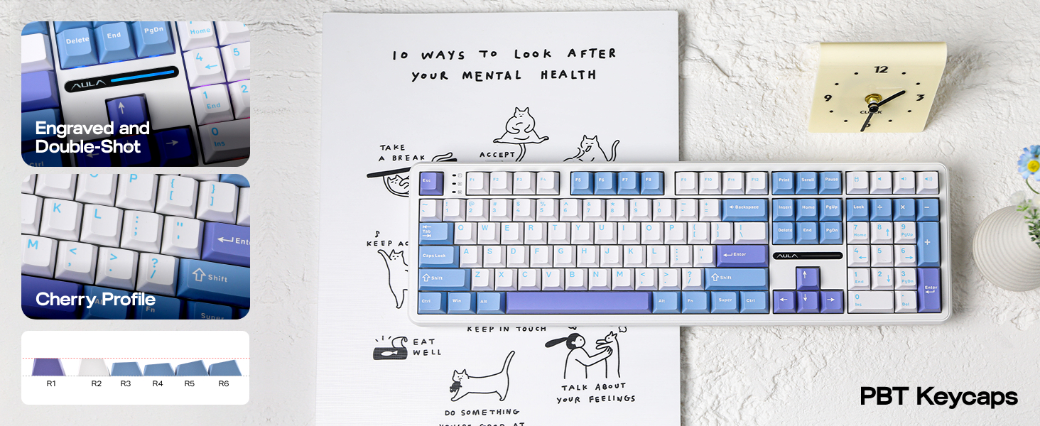 AULA F108 Wireless Gaming Kyeboard