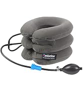 Cervical Neck Traction Device,Three Tube Quick Inflation,Relieves Neck Shoulder Pain,Effectively ...