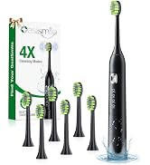 OasiSmile Sonic Electric Toothbrush for Adults, 42000 VPM Rechargeable Toothbrush for Sensitive T...