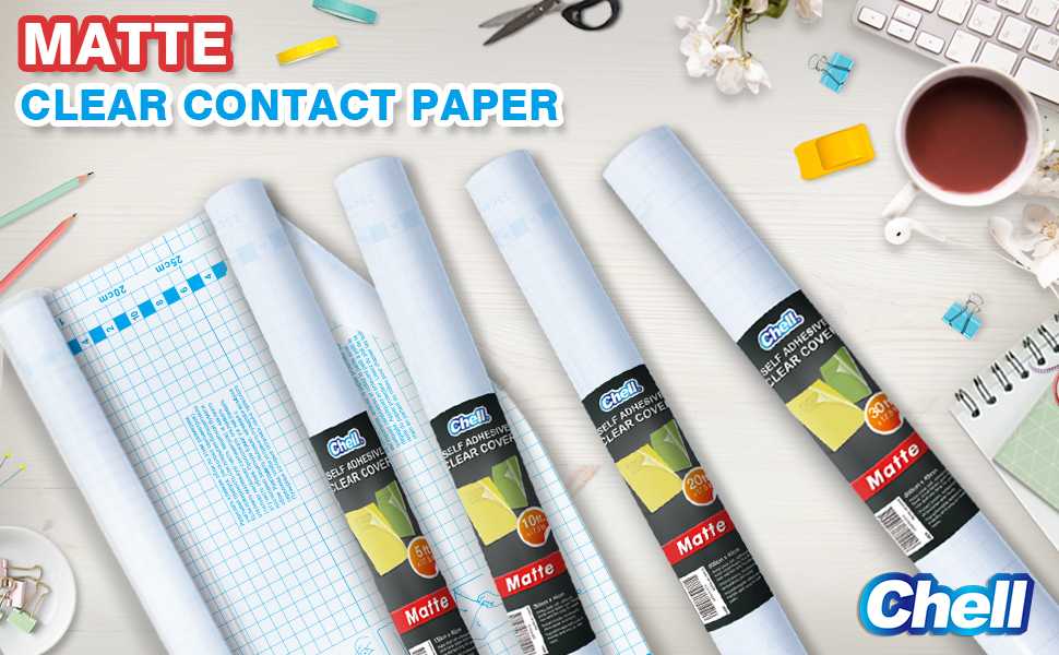 matte clear contact paper