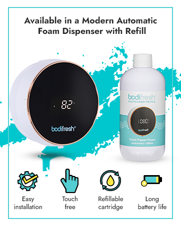 toilet paper foam