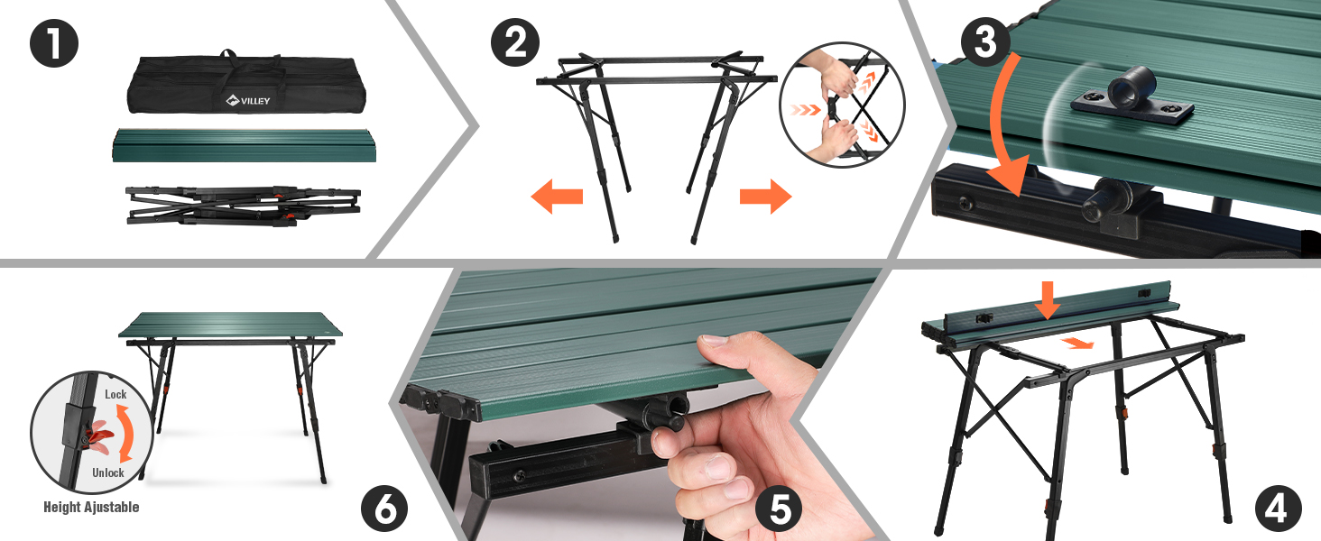 folding table