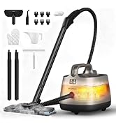 Carpet Steam Cleaner for Home, 293°F 58 PSI Powerful Multipurpose Handheld Steam Mop, 21 Attachme...
