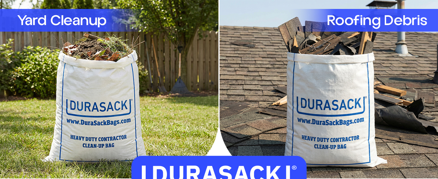 Yard cleanup. Roofing debris.