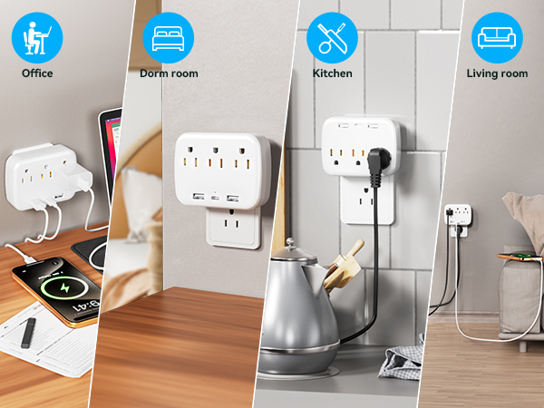 multiplug wall outlet