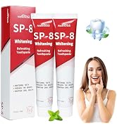 SP-8 Probiotic Ultra Whitening Toothpaste, SP8 Toothpaste Fresh Breath, Deep Cleaning Care (2PCS)