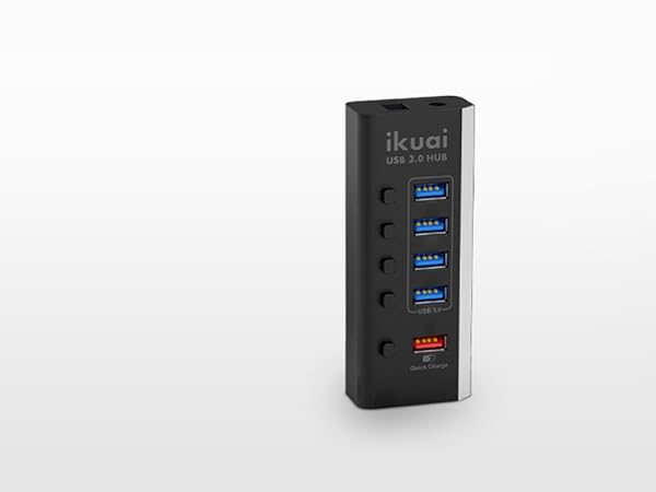 USB 3.0 Hub with Quick Charging Port