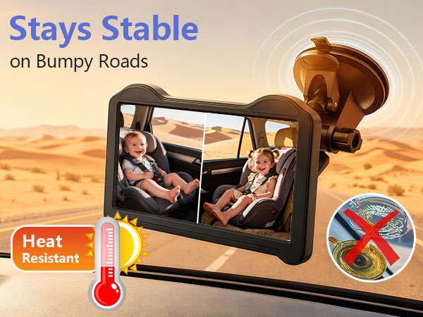 car camera for baby 2 cameras