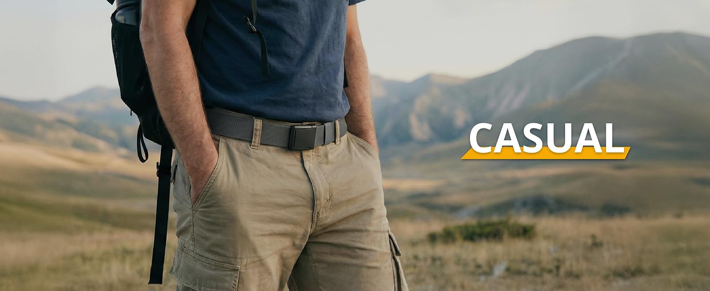 mens belts casual
