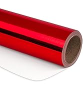 RUSPEPA Red Metallic Wrapping Paper - Christmas Wrapping Paper Perfect for Wedding, Birthday, Chr...