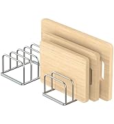 KORRTFID Cutting Board Holder Stand, 2PSC Cutting Board Storage Rack, Cutting Board Organizer, 30...