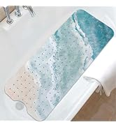 Beach Bathtub Mat Non Slip, Baby Bath Mat for Tub Rubber Tub Mat, Kids Bath Mats for Bathroom Oce...