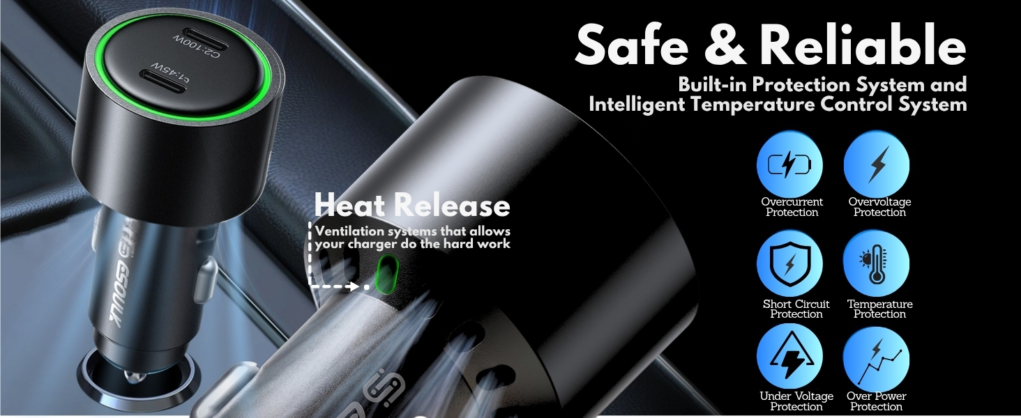 USB-C Charger With Cooling System