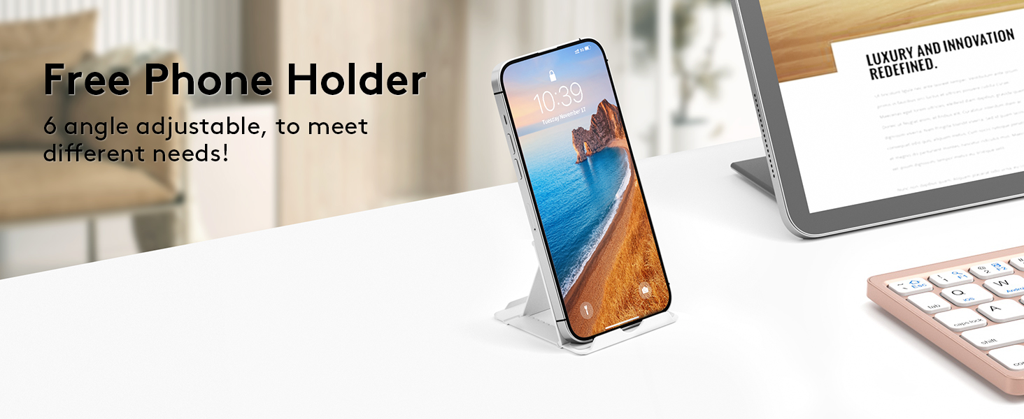 Free phone holder