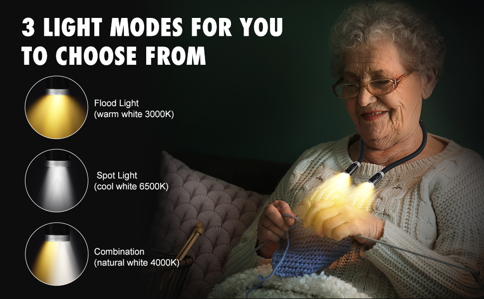 3 light modes