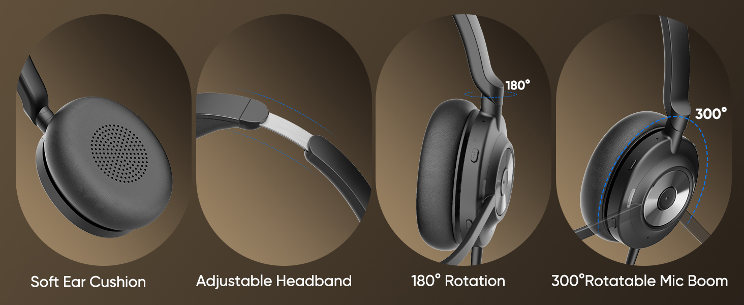 wired pc headset