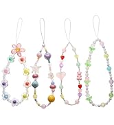ANROFA Cute Digital Camera Wrist Strap,Beaded Phone Charms wristlet Strap,Kawaii Bracelet Wrist L...